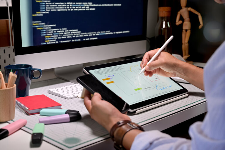 UX Designerscreative Sketch Planning Application Process Development Prototype Wireframe For Mobile Application